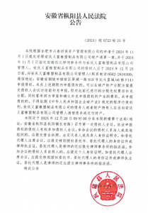 安庆义富橡塑制品有限公司破产清算案债权申报公告
